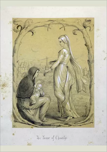 The Tear of Charity by Jessie Macleod, 1850