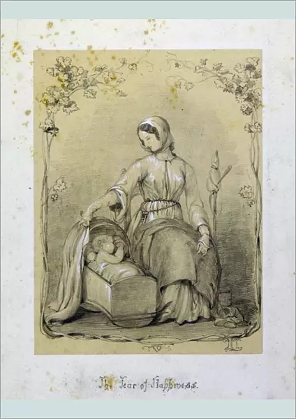 The Tear of Happiness, Illustrations for Tears by Mary Elizabeth by Jessie Macleod, 1850