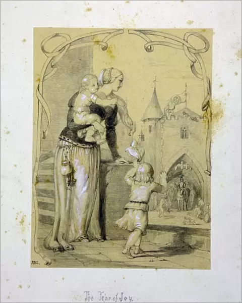 The Tear of Joy aka Illustrations for Tears by Mary Elizabeth by Jessie Macleod, 1850