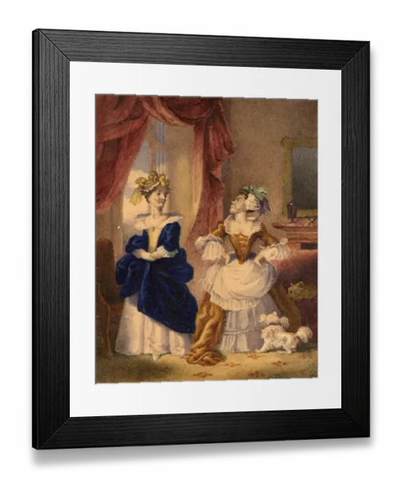Framed Print : The Rivals, by Robert Smirke Framed Print : The Rivals, by Robert Smirke