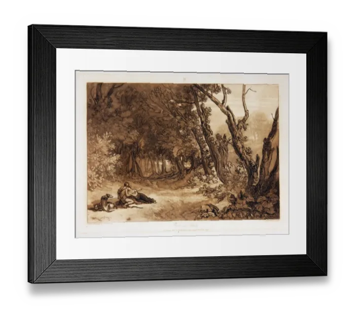Framed Print : Procris and Cephalus from Liber Studiorum, by J. M. W. Turner, 1812 Framed Print : Procris and Cephalus from Liber Studiorum, by J. M. W. Turner, 1812