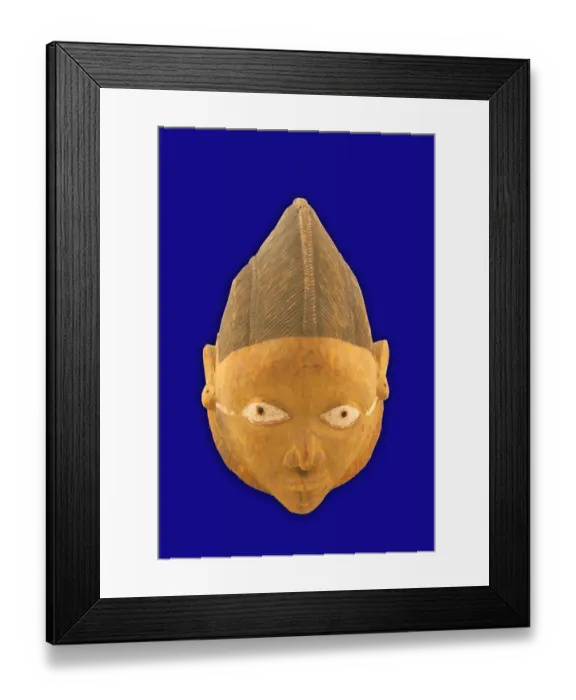 Framed Print : gelede mask, Nigerian, 1800-1878 Framed Print : gelede mask, Nigerian, 1800-1878