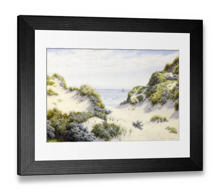 Framed Print : Sand Dunes on the Lincolnshire Coast