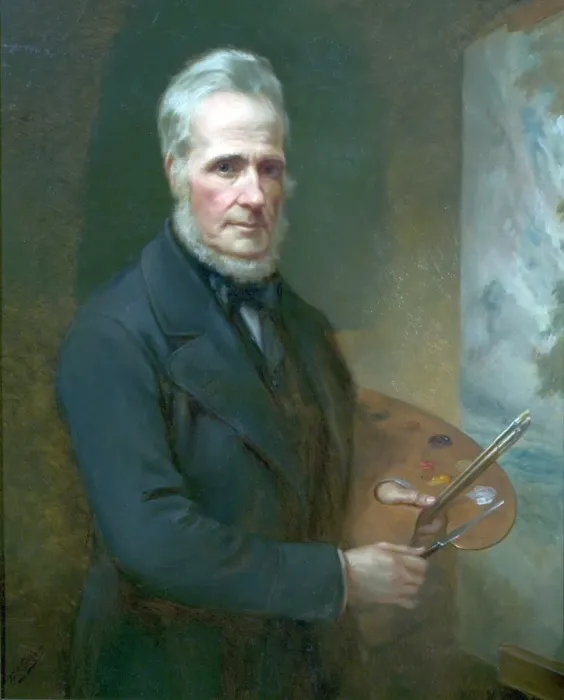 Framed Print : The Artist Henry Dawson (1811-1878) - William Holmes Sullivan Framed Print : The Artist Henry Dawson (1811-1878) - William Holmes Sullivan