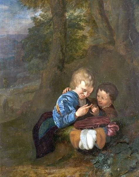 Two Boys with a Bird (The Birdcatchers)