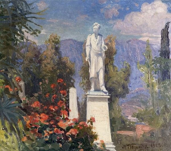 Byrons Monument at Missolonghi, Greece