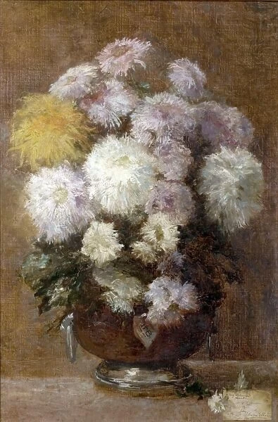 Chrysanthemums. Artist: Ellis, Edwin - Title: Chrysanthemums - Date