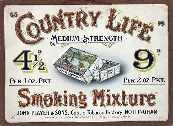 Country Life tobacco, 1905