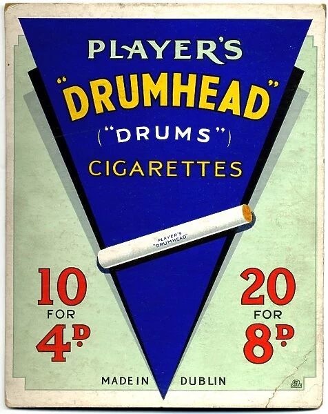 Drumhead Cigarettes: Made in Dublin, 1934