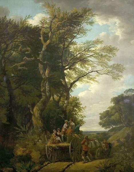 The Harvest Wagon. Artist: Wheatley, Francis - Title