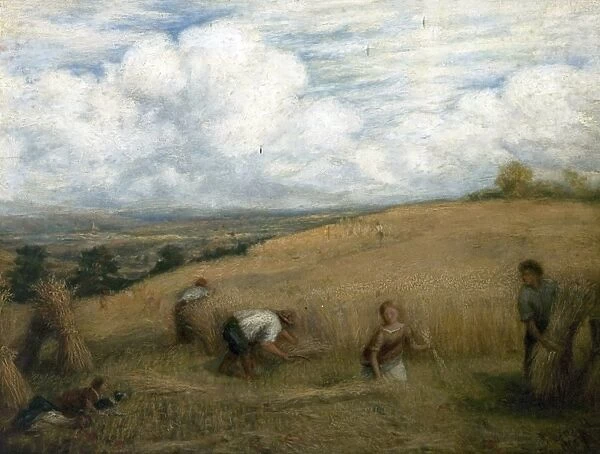 Harvesting. Artist: Linnell, John - Title: Harvesting - Date
