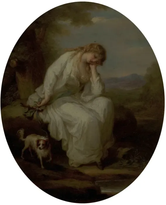 Framed Print : Maria. Artist: Kauffman, Angelica (after) - Title Framed Print : Maria. Artist: Kauffman, Angelica (after) - Title
