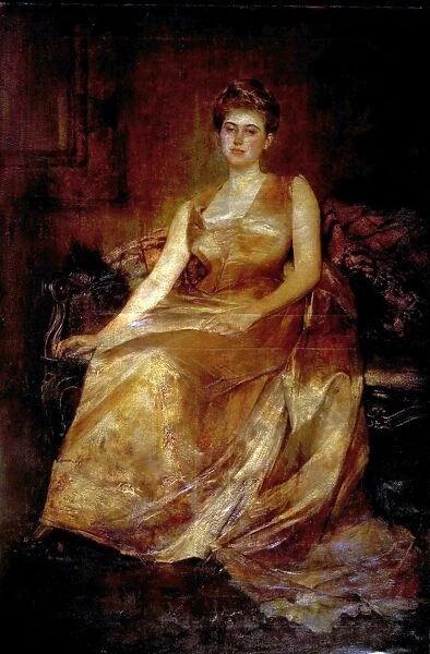 Mrs Morton Jackson. Artist: Ward, Edwin Arthur - Title