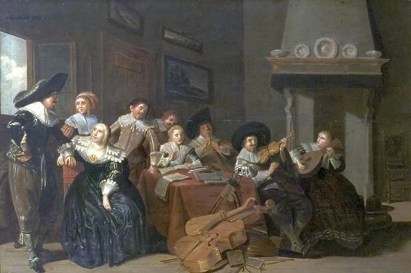 The Music Party. Artist: Codde, Pieter Jacobsz (attributed to) - Title