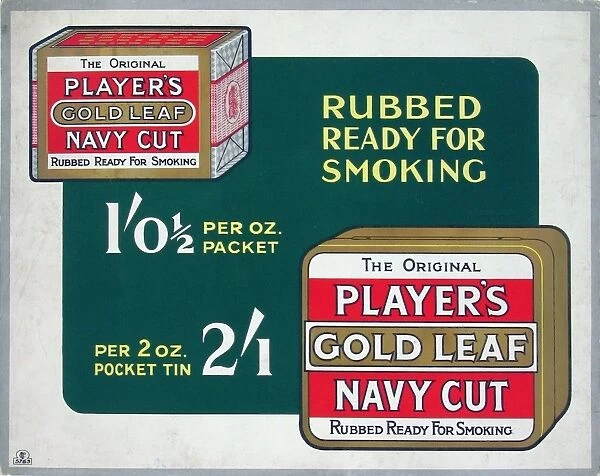 Navy Cut Gold Leaf tobacco, 1928