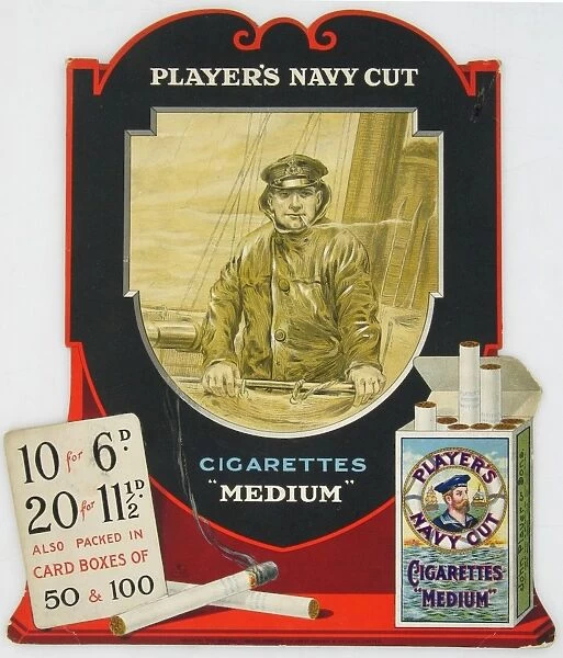 Navy Cut Medium Cigarettes, 1923