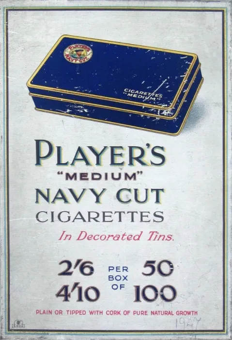 Framed Print : Navy Cut Medium Cigarettes, 1927 Framed Print : Navy Cut Medium Cigarettes, 1927