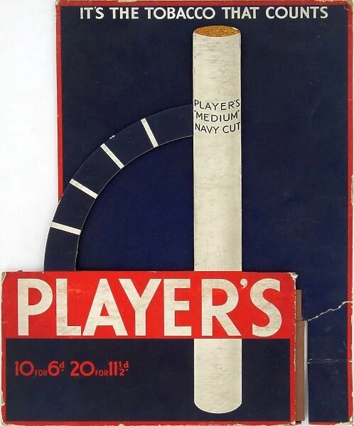 Navy Cut Medium Cigarettes, 1930