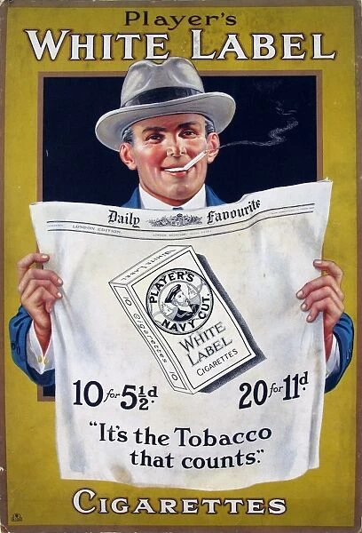 Navy Cut White Label cigarettes, 1924=25