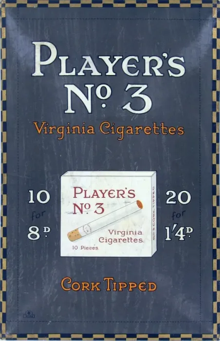 Framed Print : No. 3 cigarettes, 1928 Framed Print : No. 3 cigarettes, 1928
