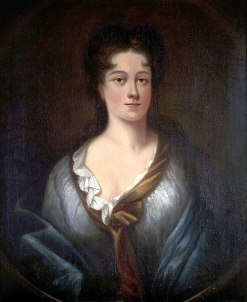 Portrait of a Young Woman in a Blue Wrap