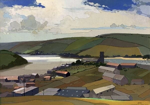 Salcombe, Devon. Artist: Loxton Knight, Edward - Title
