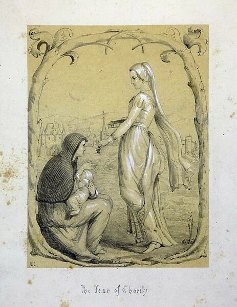 The Tear of Charity by Jessie Macleod, 1850