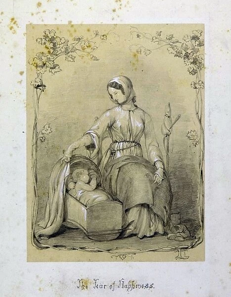 The Tear of Happiness, Illustrations for Tears by Mary Elizabeth by Jessie Macleod, 1850