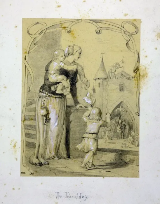 Framed Print : The Tear of Joy aka Illustrations for Tears by Mary Elizabeth by Jessie Macleod, 1850 Framed Print : The Tear of Joy aka Illustrations for Tears by Mary Elizabeth by Jessie Macleod, 1850