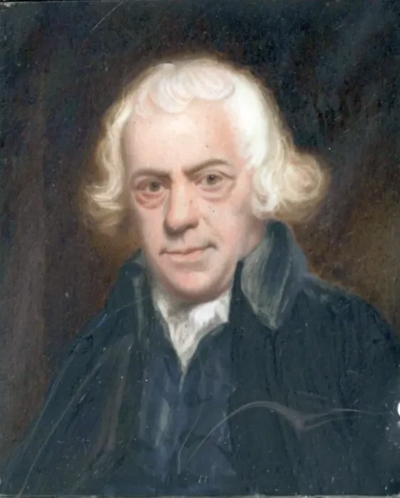 Framed Print : Thomas Sandby R. A. by George Lewis, post 1792 after Sir William Beechey, 1792