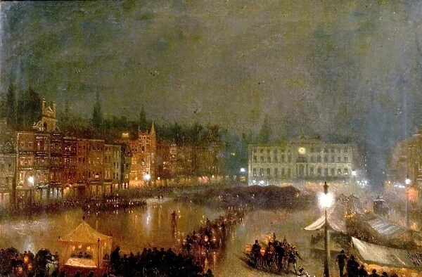 Torchlight Tattoo of Robin Hood Rifles, Nottingham Market Place - Claude Thomas Stanfield Moore