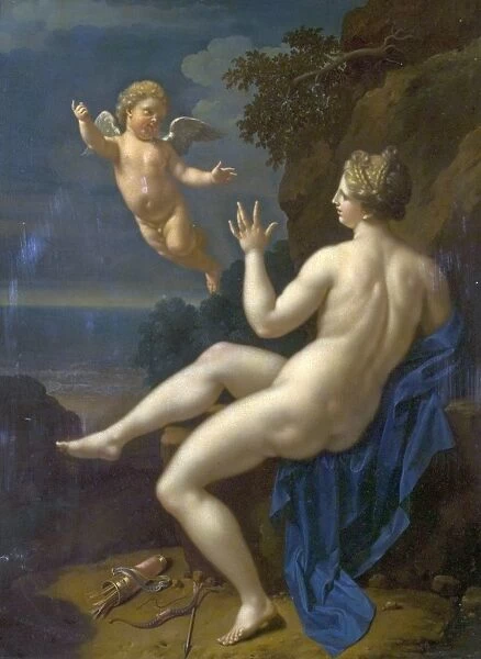 Venus and Cupid. Artist: Werff, Adriaen van der - Title