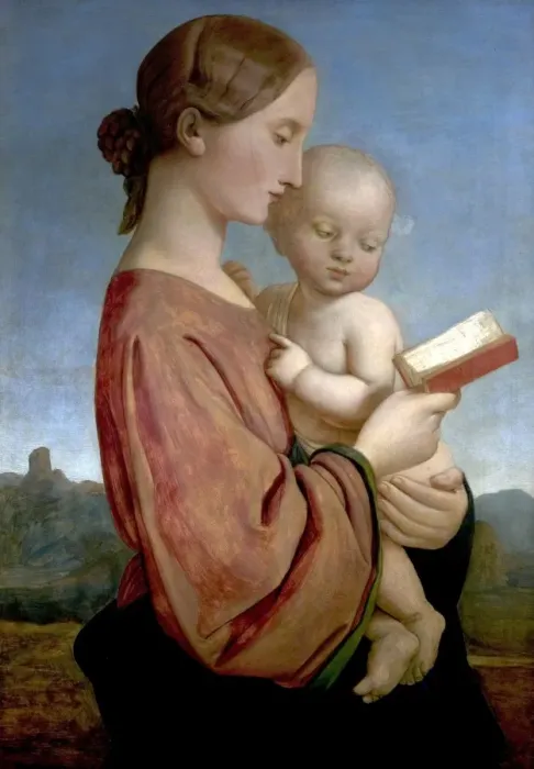 Framed Print : Virgin and Child