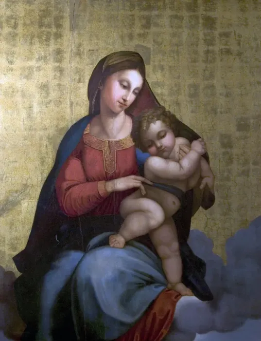 Framed Print : Virgin and Child