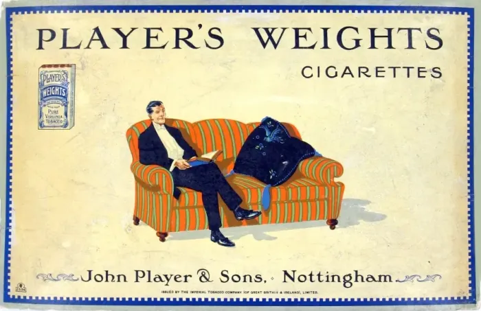 Framed Print : Weights Cigarettes, 1921 Framed Print : Weights Cigarettes, 1921