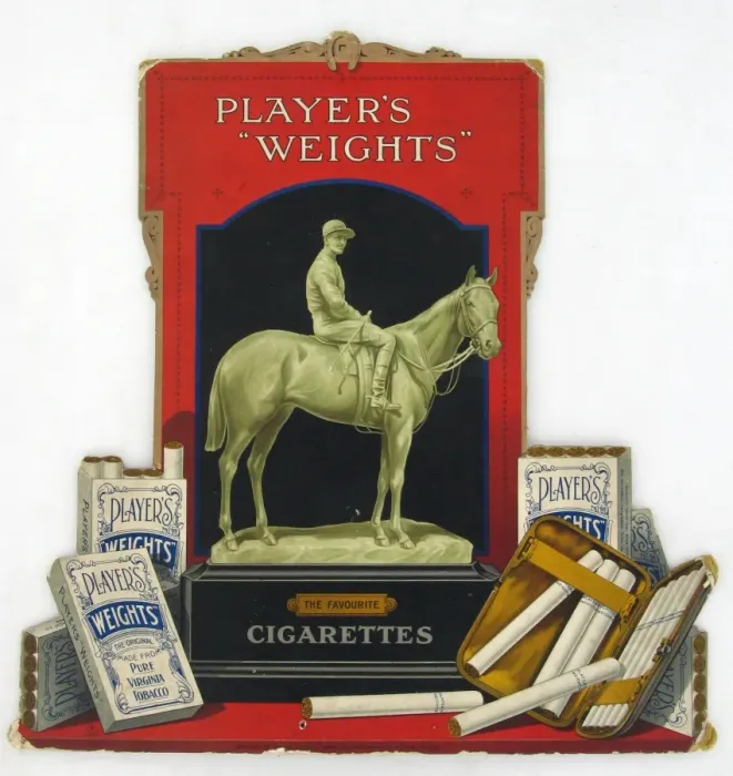 Framed Print : Weights Cigarettes, 1921 Framed Print : Weights Cigarettes, 1921