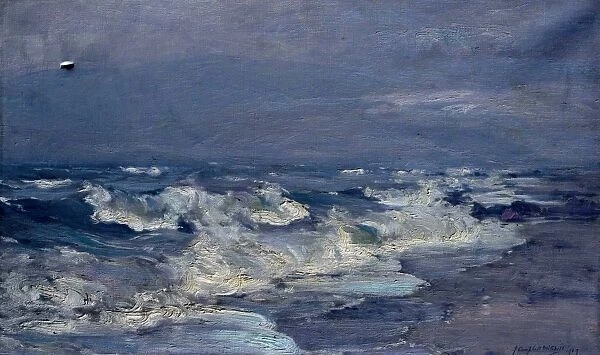 Wind and Rain. Artist: Mitchell, John Campbell - Title
