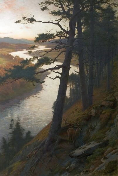 The Winding Dee. Artist: Farquharson, Joseph - Title