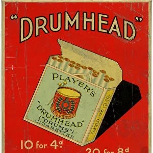 Ask for Players Drumhead Cigarettes: Irish Manufacture, 1934