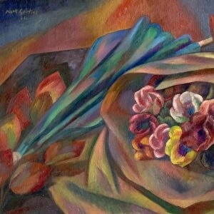 Bouquet and Sunshade - Mark Gertler