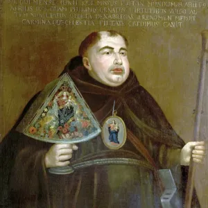 Print of a Portuguese Brother in Oil on Canvas Print of a Portuguese Brother in Oil on Canvas