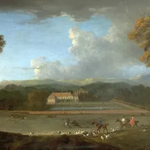 East View of Newstead Abbey Print, Oil on Canvas reproduction East View of Newstead Abbey Print, Oil on Canvas reproduction