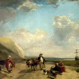 Fisherfolk on the Coast of Normandy Fisherfolk on the Coast of Normandy
