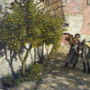 Gathering Oranges - Henry Herbert La Thangue
