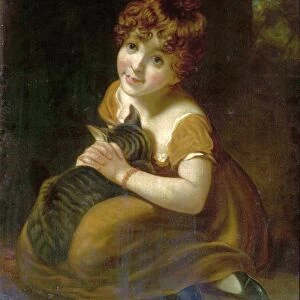 Girl with a Cat