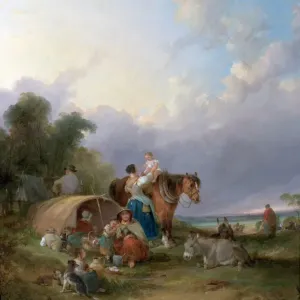 Un Campamento Gitano - William Shayer