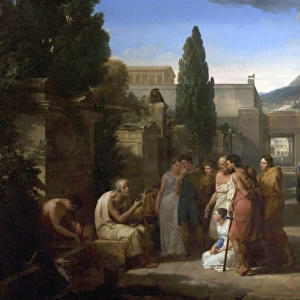 Homer Singing His Lliad at the Gate of Athens