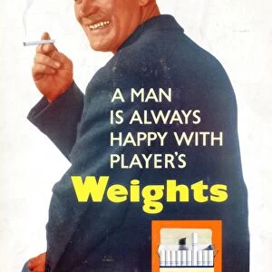 A man is always happy with Players Weights, 1961