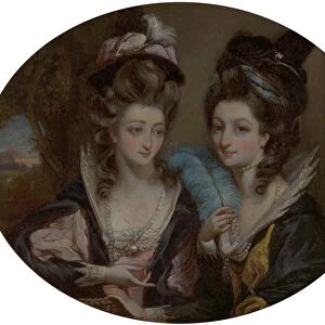 Mrs Gwynne and Mrs Bunbury as the Merry Wives of Windsor