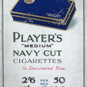 Navy Cut Medium Cigarettes, 1927